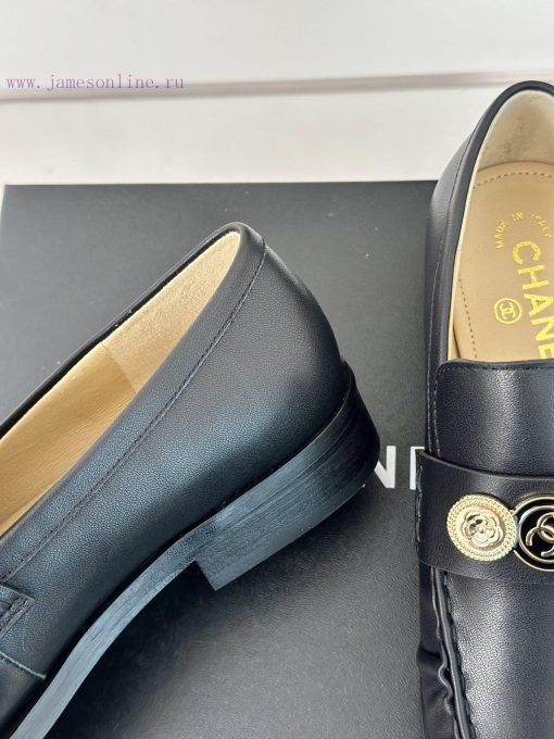 Chanel | Chanel Classic Double C GoldFour Leaf Clover Gold Coin Le Fu Shoes Single ShoesLe Fz9ehdqrd - Image 7