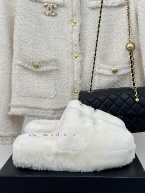 Chanel | Chanel Classic Large Pair C Hairy Half SlippersThe "First to Wear" series of walkin1nna062i - Image 2