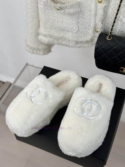 Chanel | Chanel Classic Large Pair C Hairy Half SlippersThe "First to Wear" series of walkin1nna062i - Image 3