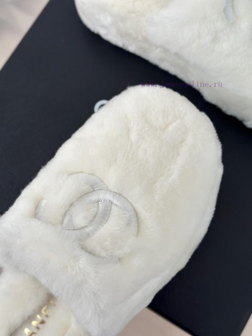 Chanel | Chanel Classic Large Pair C Hairy Half SlippersThe "First to Wear" series of walkin1nna062i - Image 8