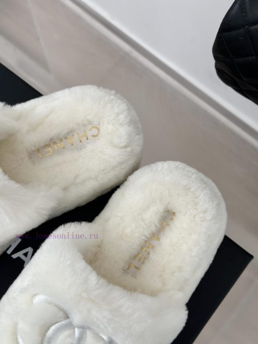 Chanel | Chanel Classic Large Pair C Hairy Half SlippersThe "First to Wear" series of walkin1nna062i - Image 9