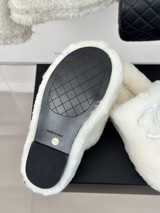 Chanel | Chanel Classic Large Pair C Hairy Half SlippersThe "First to Wear" series of walkin1nna062i - Image 10
