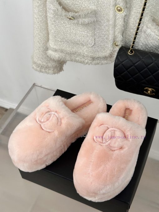 Chanel | Chanel Classic Large Pair C Hairy Half SlippersThe "First to Wear" series of walkin9bzlx5tm - Image 3