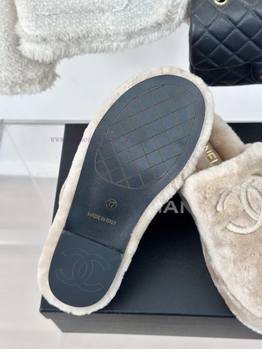 Chanel | Chanel Classic Large Pair C Hairy Half SlippersThe "First to Wear" series of walkino7o7ghoa - Image 10