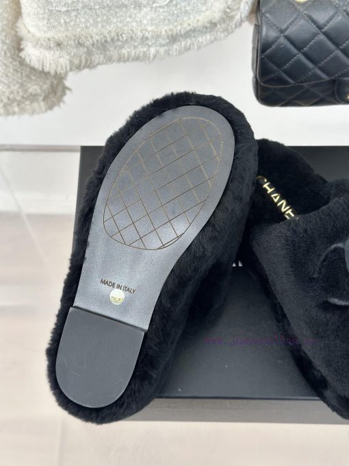 Chanel | Chanel Classic Large Pair C Hairy Half SlippersThe "First to Wear" series of walkinyyh26hwv - Image 10