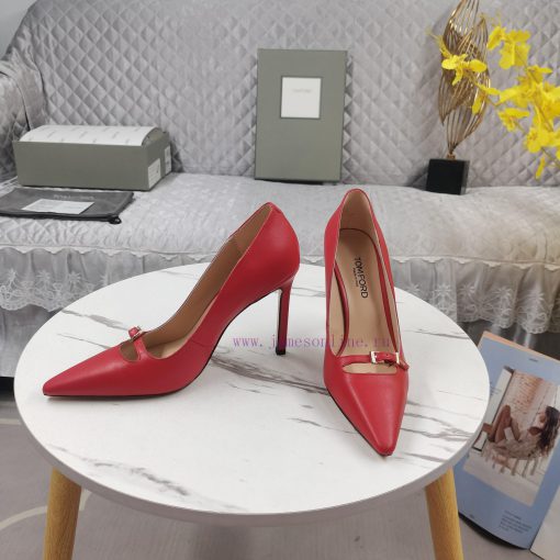 New Top Top TOM FORD2024 official website synchronized new belt buckle square toe high-heeley5xfj4zv - Image 5