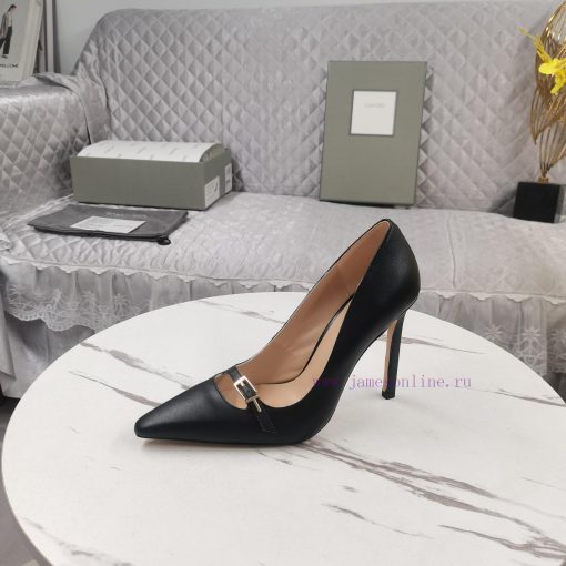 New Top Top TOM FORD2024 official website synchronized new belt buckle square toe high-heele47otm2ak - Image 6