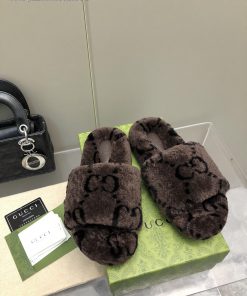Gucci's new printed wool slippersImported A-class wool from Europe, consistent with the origpgsm1sua