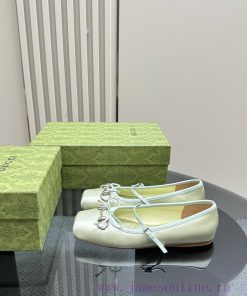GUCCI25/Early Spring Hot Horse Buckle Ballet Shoes Fashion Show New Director's Color and Reazz5xjl41