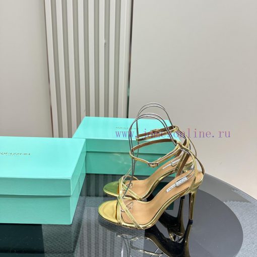 Aquazzura2024 New Sandals Purchasing QualityThe high-heeled sandals with a single strap desikbtsoqqj