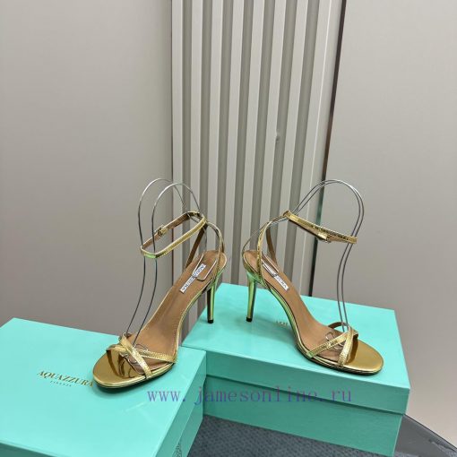 Aquazzura2024 New Sandals Purchasing QualityThe high-heeled sandals with a single strap desikbtsoqqj - Image 4