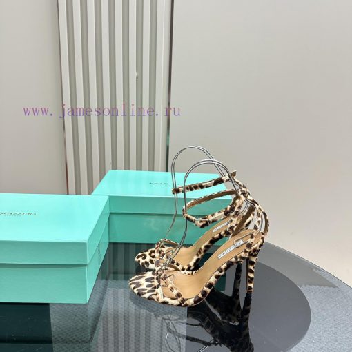 Aquazzura2024 New Sandals Purchasing QualityThe high-heeled sandals with a single strap desiljcklmng