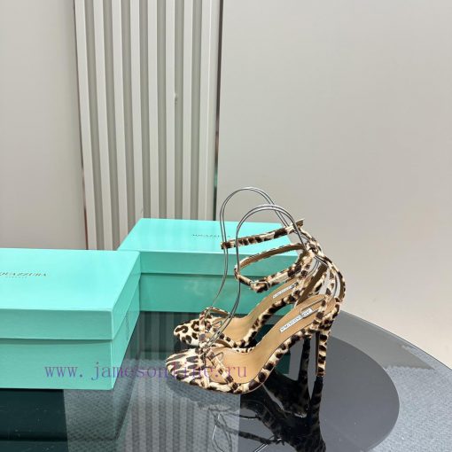 Aquazzura2024 New Sandals Purchasing QualityThe high-heeled sandals with a single strap desiljcklmng - Image 2