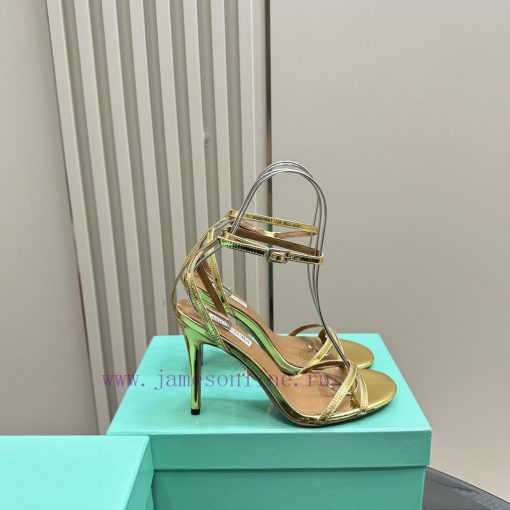 Aquazzura2024 New Sandals Purchasing QualityThe high-heeled sandals with a single strap desikbtsoqqj - Image 6
