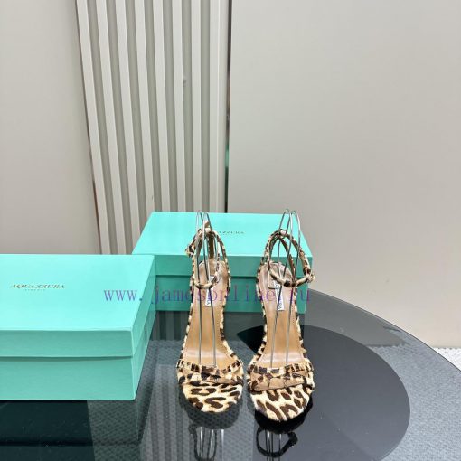 Aquazzura2024 New Sandals Purchasing QualityThe high-heeled sandals with a single strap desiljcklmng - Image 3