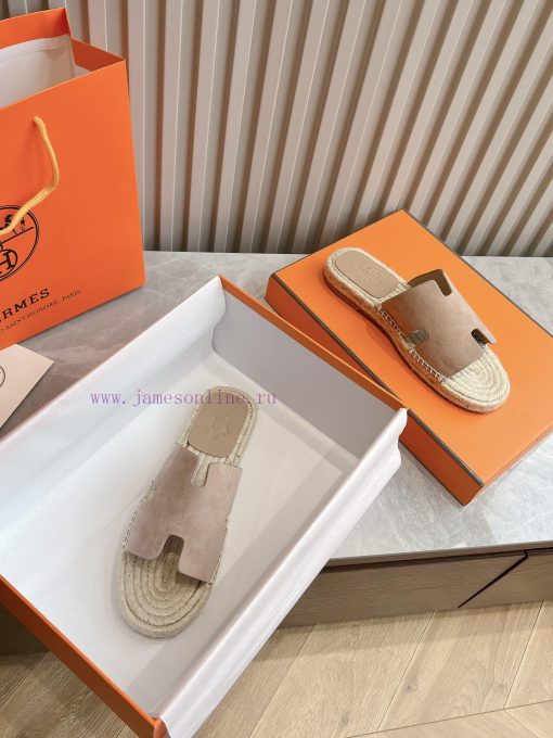 Top tierAima H Home 2024 Antigua Grass Weaving Slippers - Made of genuine leather with a larkh37oipd - Image 3