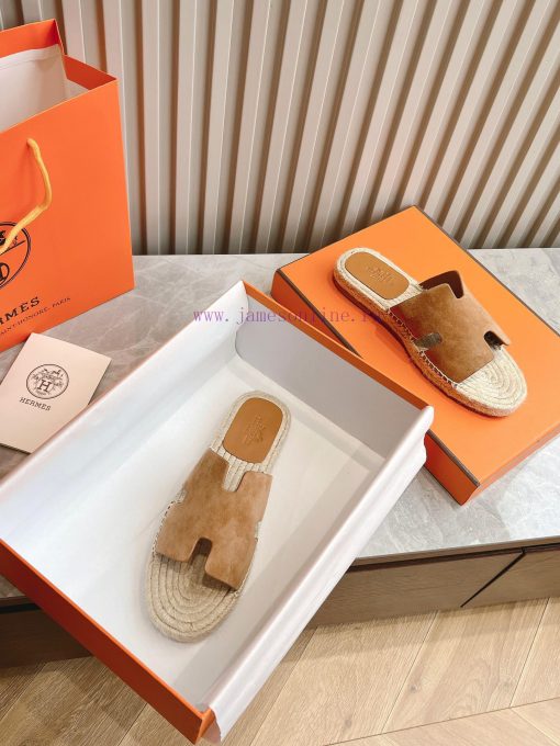Top tierAima H Home 2024 Antigua Grass Weaving Slippers - Made of genuine leather with a lar4pmnz8uv - Image 3