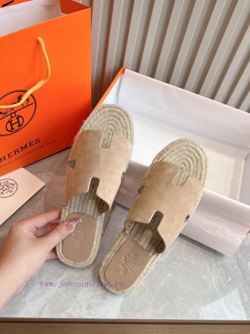 Top tierAima H Home 2024 Antigua Grass Weaving Slippers - Made of genuine leather with a larx5z91bt2 - Image 6