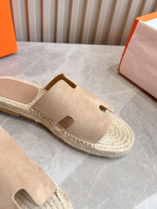 Top tierAima H Home 2024 Antigua Grass Weaving Slippers - Made of genuine leather with a larx5z91bt2 - Image 9