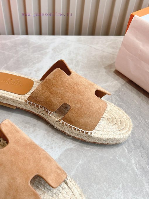Top tierAima H Home 2024 Antigua Grass Weaving Slippers - Made of genuine leather with a lar4pmnz8uv - Image 9