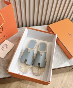 Top tierAima H Home 2024 Antigua Grass Weaving Slippers - Made of genuine leather with a lar3qb7csi6