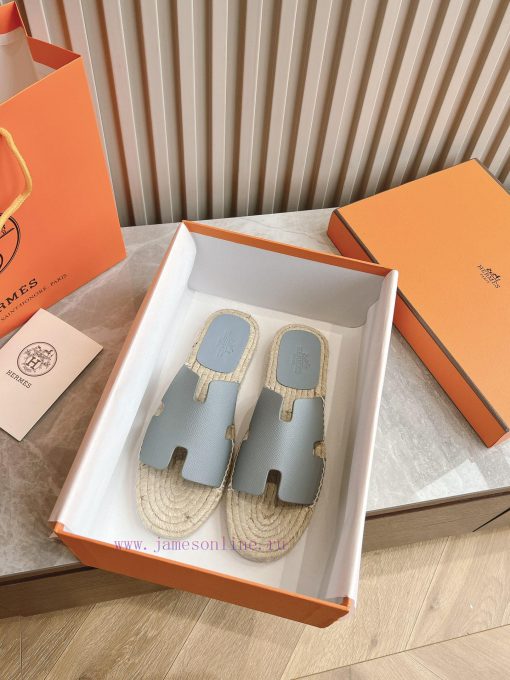 Top tierAima H Home 2024 Antigua Grass Weaving Slippers - Made of genuine leather with a lar3qb7csi6