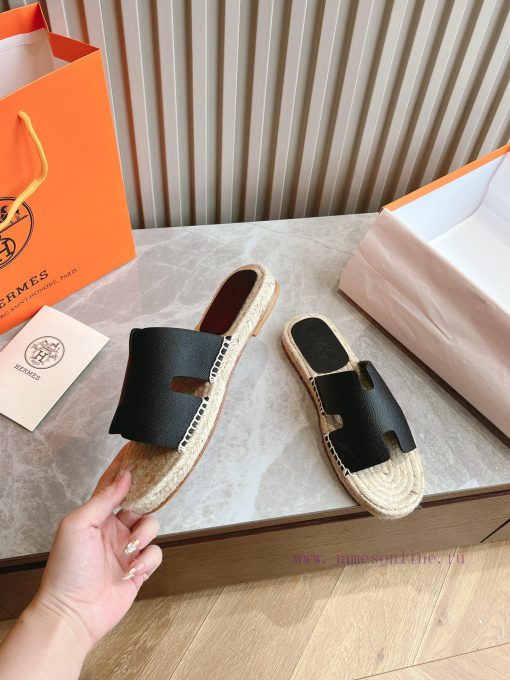 Top tierAima H Home 2024 Antigua Grass Weaving Slippers - Made of genuine leather with a laryg0fsh4q - Image 5