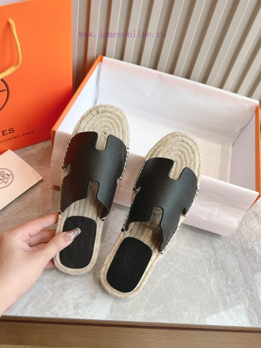 Top tierAima H Home 2024 Antigua Grass Weaving Slippers - Made of genuine leather with a laryg0fsh4q - Image 6