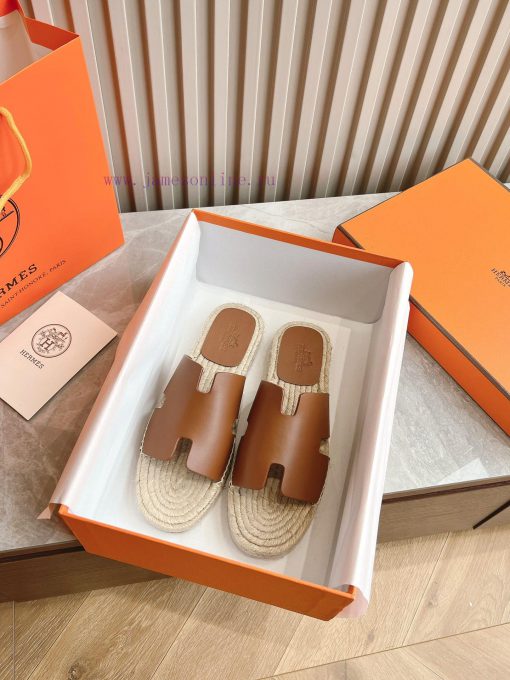 Top tierAima H Home 2024 Antigua Grass Weaving Slippers - Made of genuine leather with a larnsw9ec54