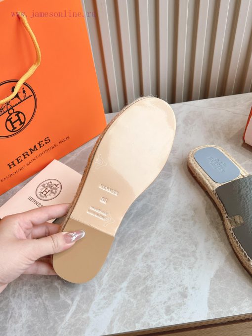Top tierAima H Home 2024 Antigua Grass Weaving Slippers - Made of genuine leather with a lar3qb7csi6 - Image 10