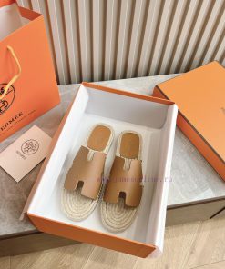 Top tierAima H Home 2024 Antigua Grass Weaving Slippers - Made of genuine leather with a larhob2hvsb