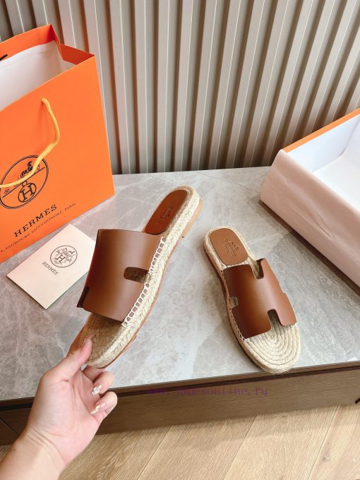 Top tierAima H Home 2024 Antigua Grass Weaving Slippers - Made of genuine leather with a larnsw9ec54 - Image 5