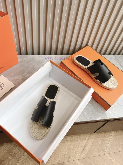 Top tierAima H Home 2024 Antigua Grass Weaving Slippers - Made of genuine leather with a larghn4kcse - Image 3