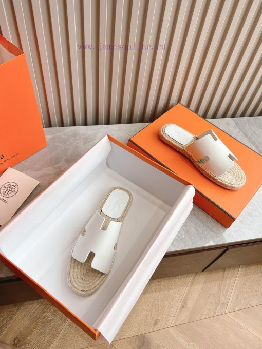 Top tierAima H Home 2024 Antigua Grass Weaving Slippers - Made of genuine leather with a lara01mprfe - Image 3