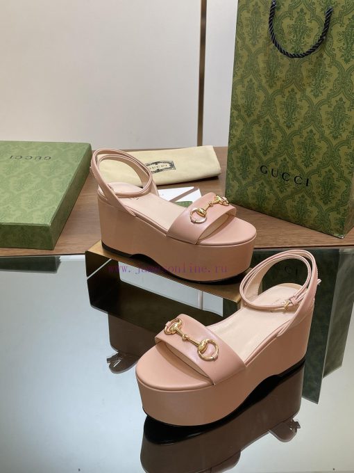 Gucci/Gucci2024 Summer New Product Waterproof Platform Saddle Buckle, Horse Hook Buckle Sanderclcgdt - Image 3
