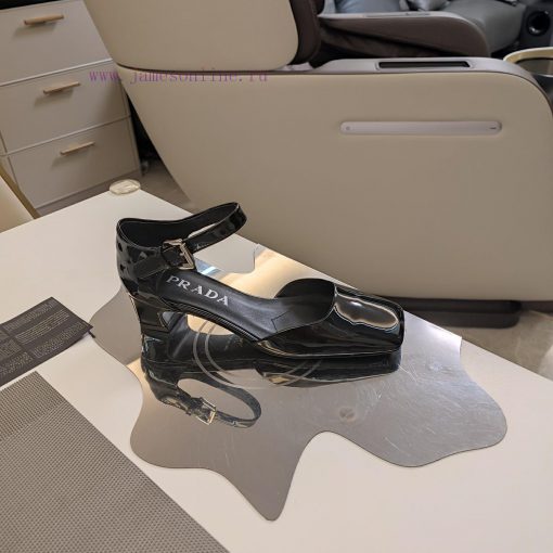 Small Square and Hollow Mary Jane Sandals Series (Top Packaging Package) PRADA 2024 𝐬𝐬 Pradajhoaoojm - Image 7
