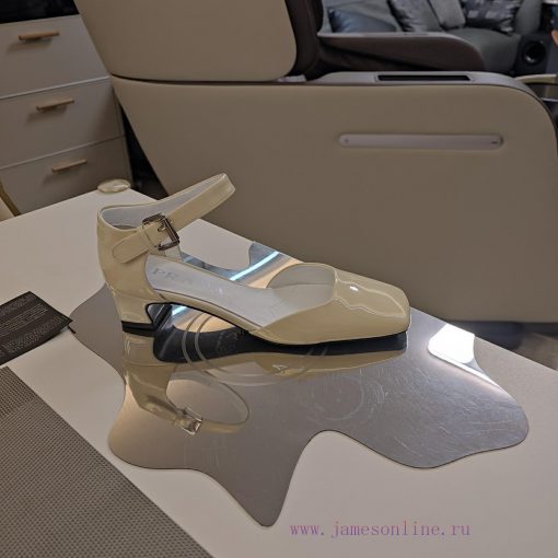 Small Square and Hollow Mary Jane Sandals Series (Top Packaging Package) PRADA 2024 𝐬𝐬 Pradaakzsrebi - Image 7