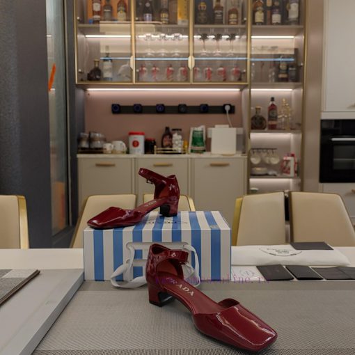 Small Square and Hollow Mary Jane Sandals Series (Top Packaging Package) PRADA 2024 𝐬𝐬 Pradaoni12fya - Image 5