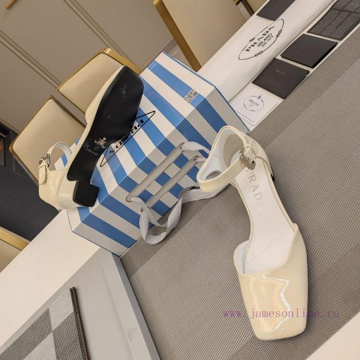 Small Square and Hollow Mary Jane Sandals Series (Top Packaging Package) PRADA 2024 𝐬𝐬 Pradaakzsrebi - Image 9