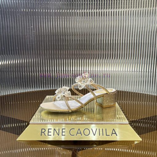 R ᴇɴᴇ C ᴀᴏᴠɪʟʟᴀ | 2024 ss Renee Jolla, RC Spring/Summer Collection, Square Heel Lace Flower iuzn33ij - Image 5