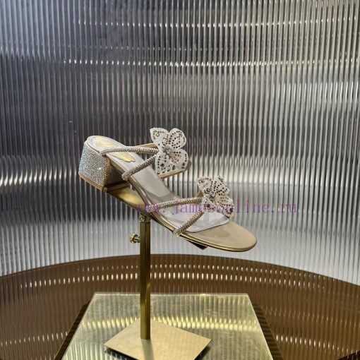 R ᴇɴᴇ C ᴀᴏᴠɪʟʟᴀ | 2024 ss Renee Jolla, RC Spring/Summer Collection, Square Heel Lace Flower iuzn33ij - Image 8