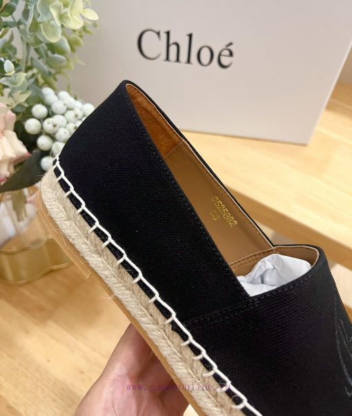 Chloe/Kouyi Top Purchasing Goods, Most, Fisherman's ShoesNew Chloe canvas letter fisherman sky8p5qzz - Image 9