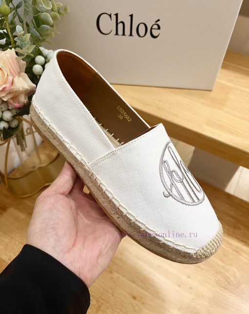Chloe/Kouyi Top Purchasing Goods, Most, Fisherman's ShoesNew Chloe canvas letter fisherman sisl2mniu - Image 7