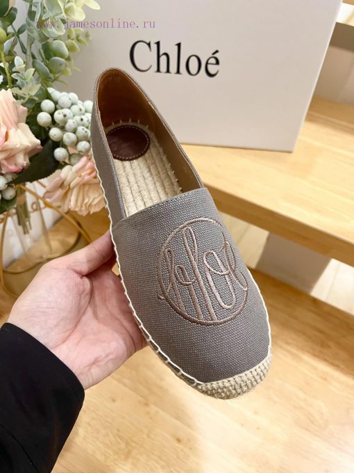 Chloe/Kouyi Top Purchasing Goods, Most, Fisherman's ShoesNew Chloe canvas letter fisherman sz7smqhqp - Image 8
