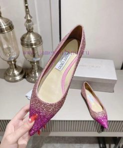 JIMMYCHOO's latest version, new sequin upgraded version, is a crystal high heel shoe that ev5lyi4dap