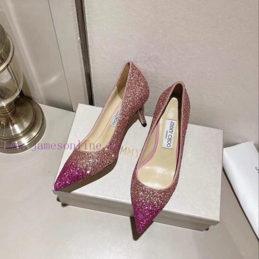 JIMMYCHOO's latest version, new sequin upgraded version, is a crystal high heel shoe that evzmk7aq9b - Image 3