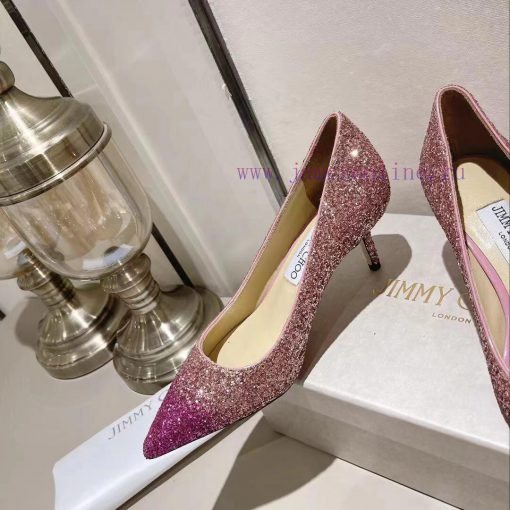 JIMMYCHOO's latest version, new sequin upgraded version, is a crystal high heel shoe that evzmk7aq9b - Image 6