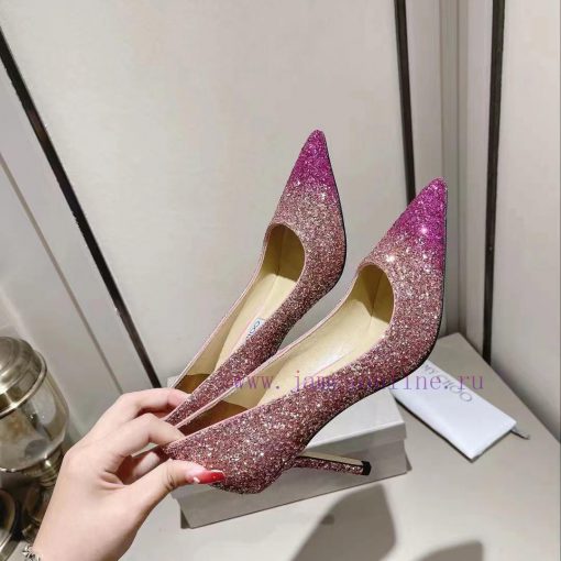 JIMMYCHOO's latest version, new sequin upgraded version, is a crystal high heel shoe that evcjhmbnij - Image 3