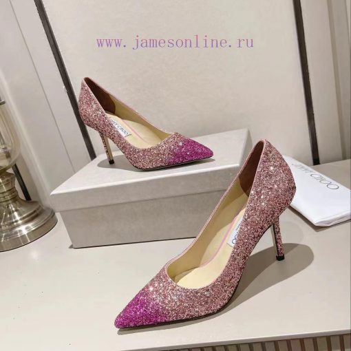JIMMYCHOO's latest version, new sequin upgraded version, is a crystal high heel shoe that evcjhmbnij - Image 10
