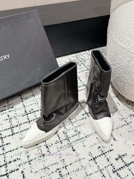 DYMONLATRY 24/niche designer new pointed leg boots and short bootsStep by step, the height cureqgoqb - Image 5